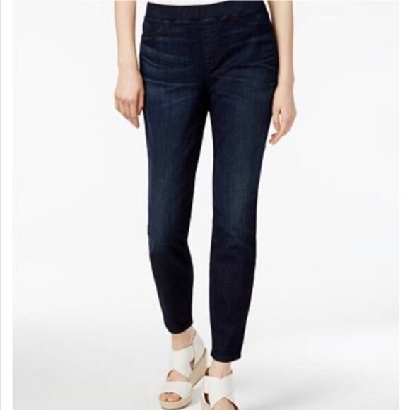 NWT Women's EILEEN FISHER Organic Cotton Stretch Denim Legging Jeans | Size S - Picture 1 of 12